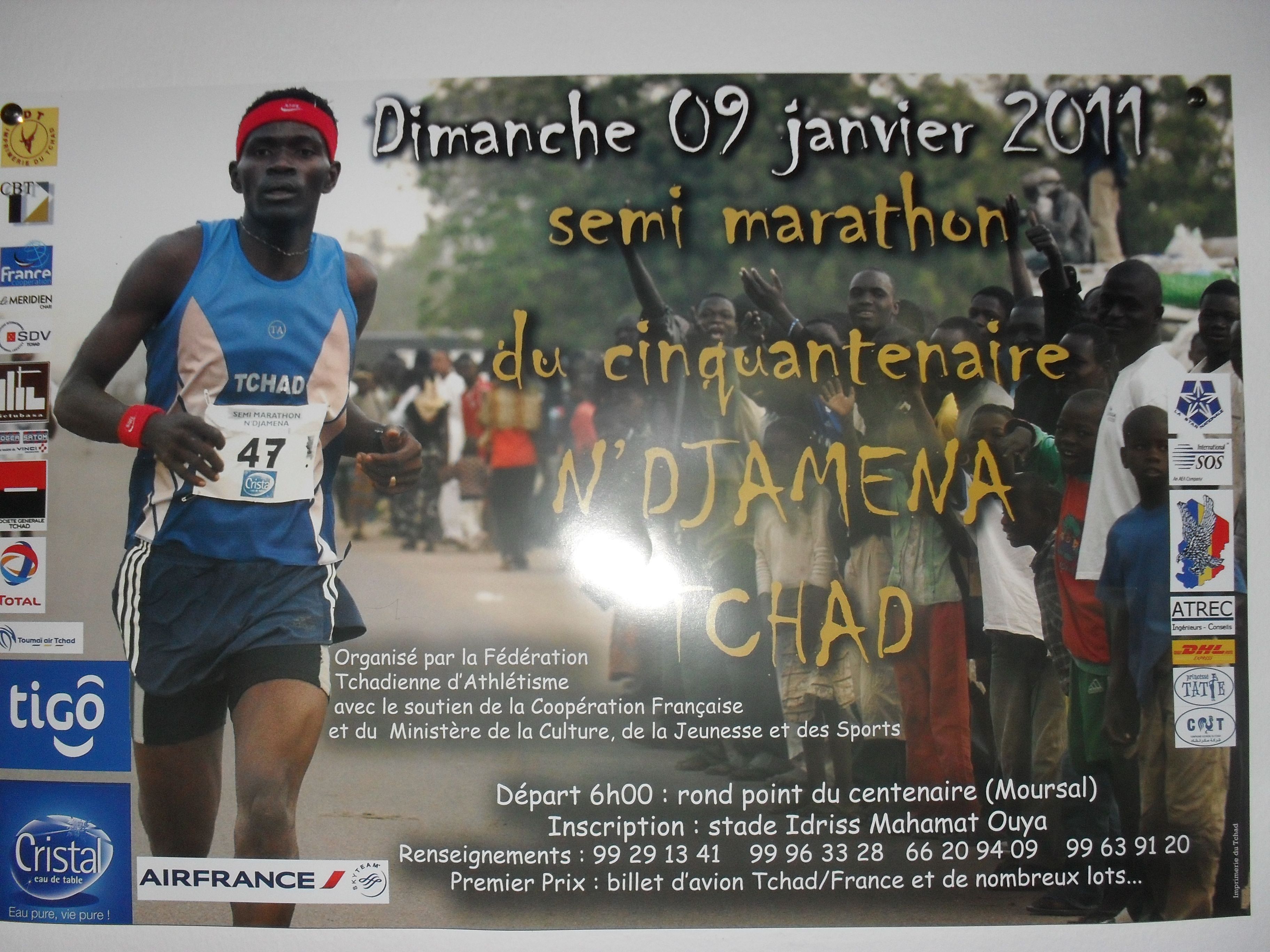 Semi-marathon Du Cinquantenaire Du Tchad